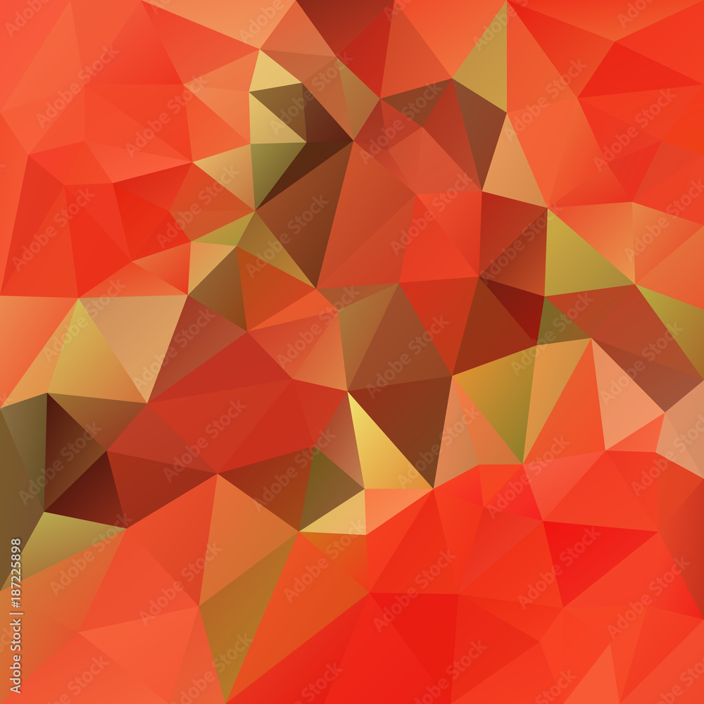 vector abstract irregular polygonal square background - triangle low poly pattern - vibrant strawberry red, salmon pink, brown and green color vector abstract irregular polygonal square background - triangle low poly pattern - vibrant strawberry red, salmon pink, brown and green color