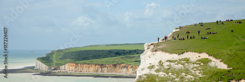 English cliffs of seven sisters