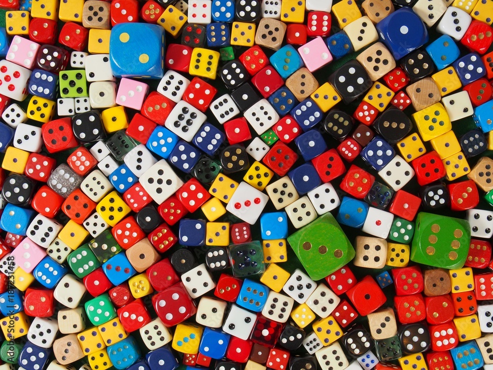Cube dice collection