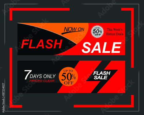 Flash Sale Banners Design