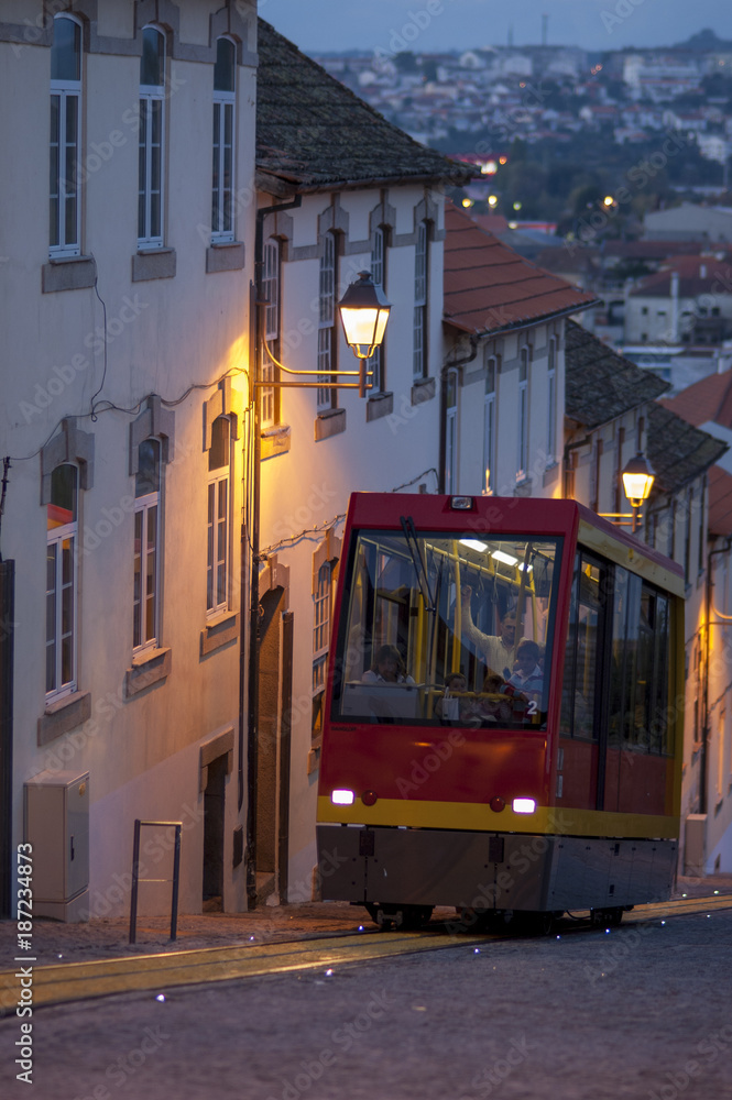 Naklejka premium Funicular de Viseu