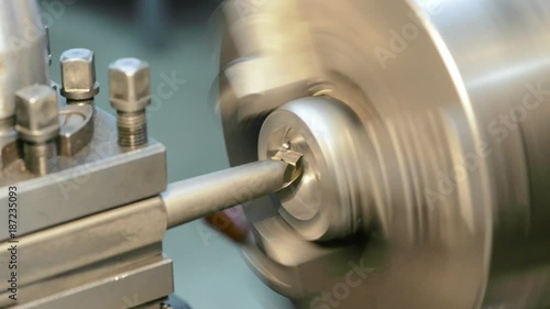 metal work by bore machining on lathe
