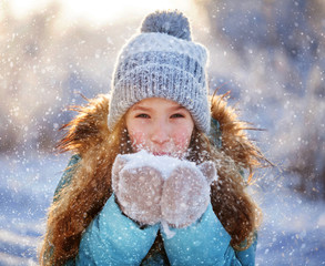 Child at winter
