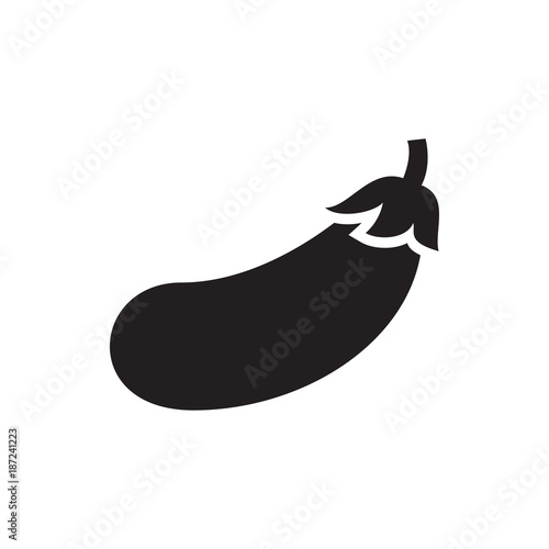 aubergine icon illustration
