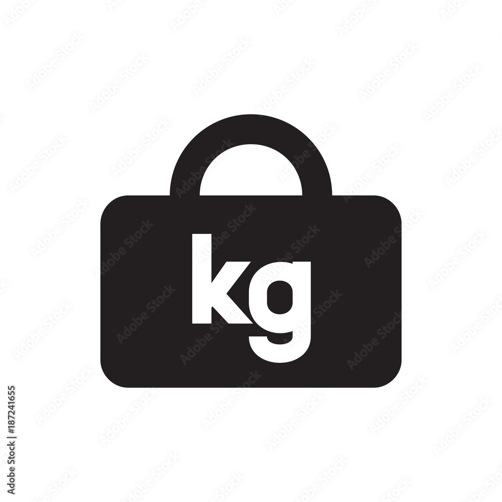 Obraz premium weight icon illustration