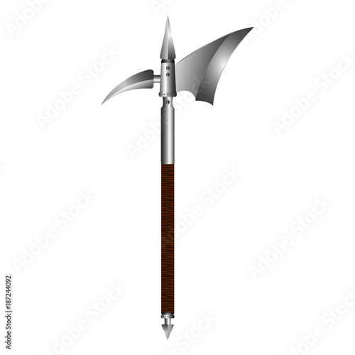 Isolated axe illustration