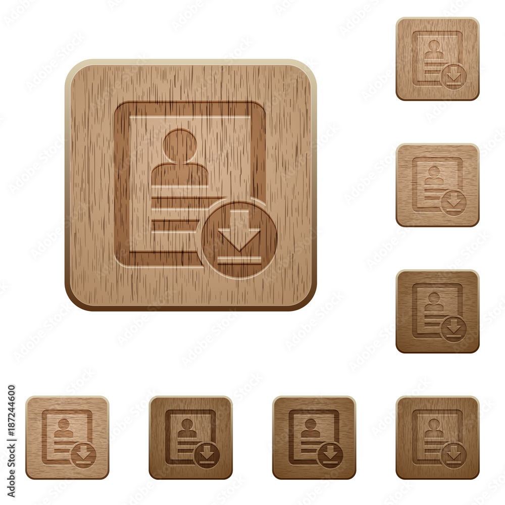 Download contact wooden buttons Download contact wooden buttons