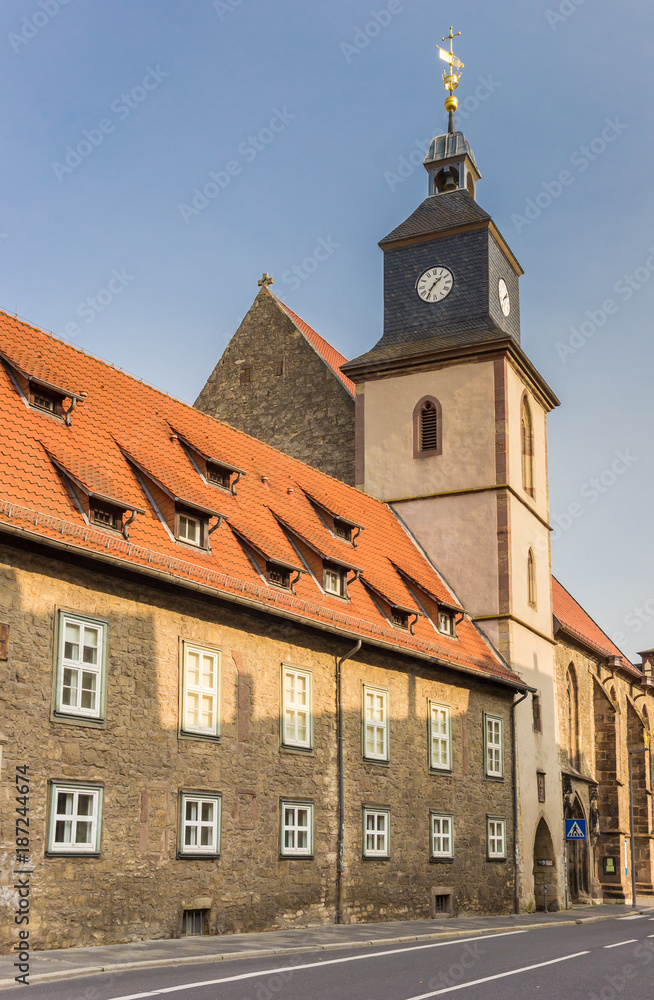 Obraz premium St. Marien church in the historic center of Gottingen