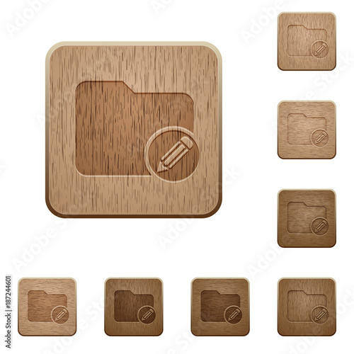Edit directory wooden buttons
