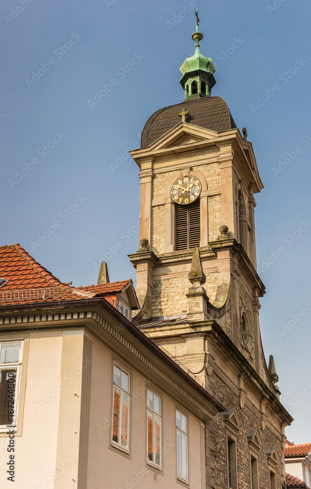 Tower of the St. Michael church in Gottingen