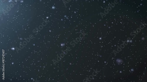 Animated Falling 3D Dust Particles Swirling over Background with Cool Lens Flare.  15 seconds.  HD resolution - 1080.