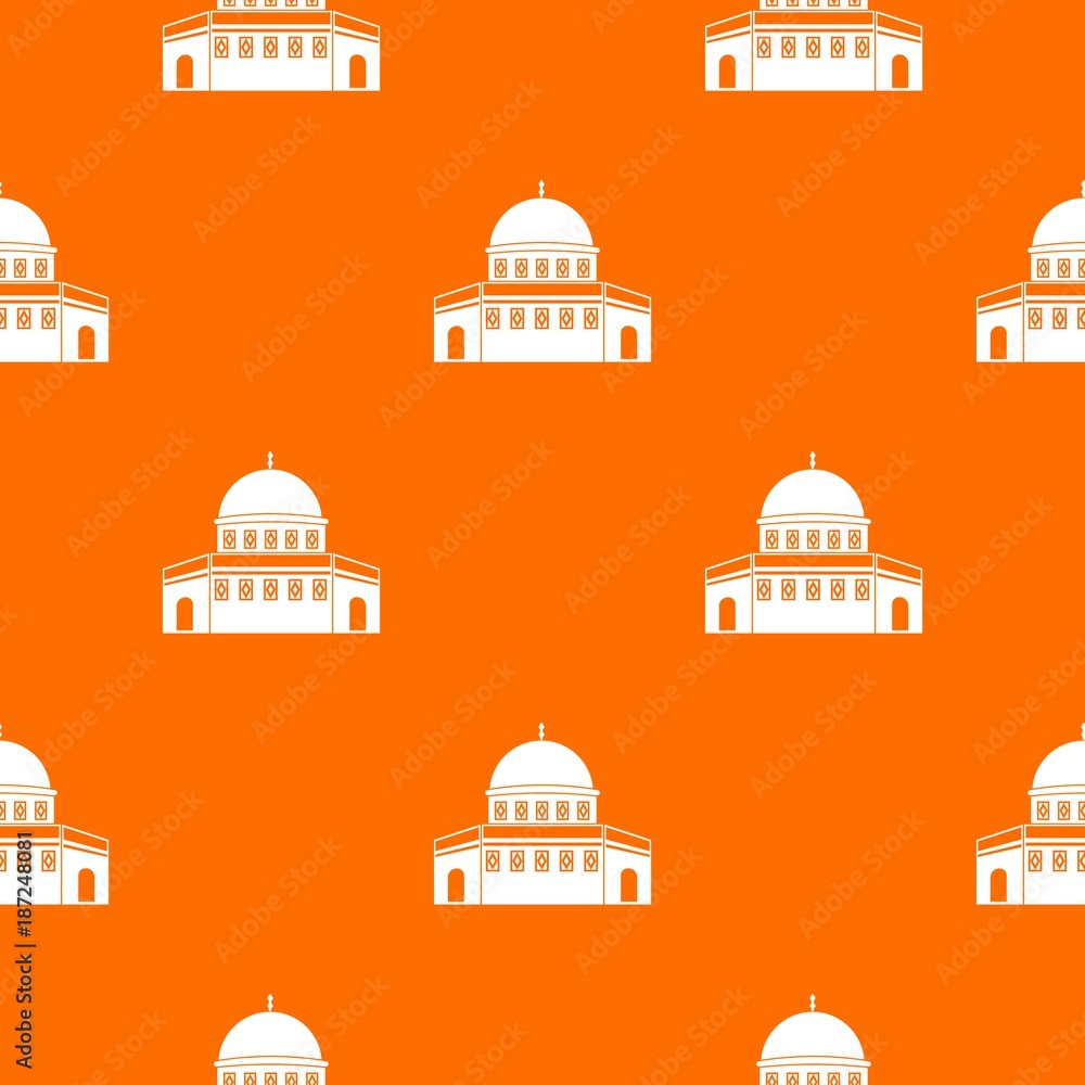 Dome of the Rock on the Temple Mount pattern seamless