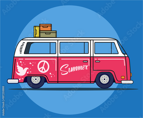 retro travel van