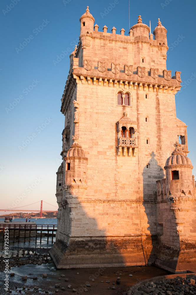 Belém Tower (Torre de Belém) or the Tower of St Vincent is a fortified tower located in the civil parish of Santa Maria de Belém in the municipality of Lisbon, Portugal.