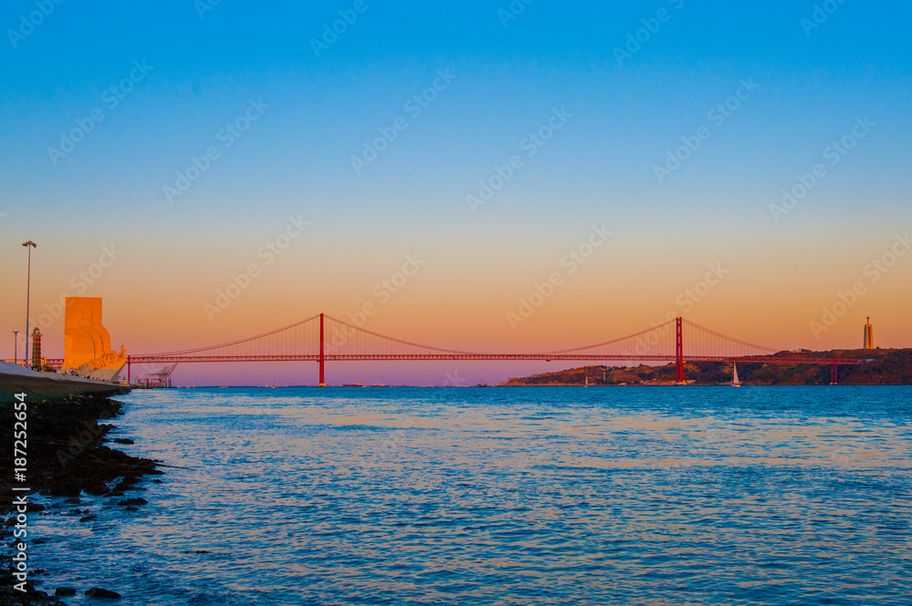 25th of April Bridge (The 25 de Abril Bridge, Ponte 25 de Abril) is a suspension bridge connecting the city of Lisbon, capital of Portugal, to the municipality of Almada