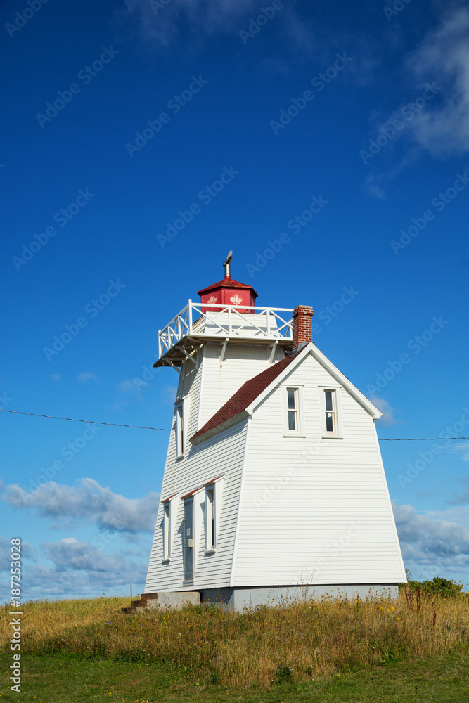 Rustico lighthouse in Prince Edward Island in Canada