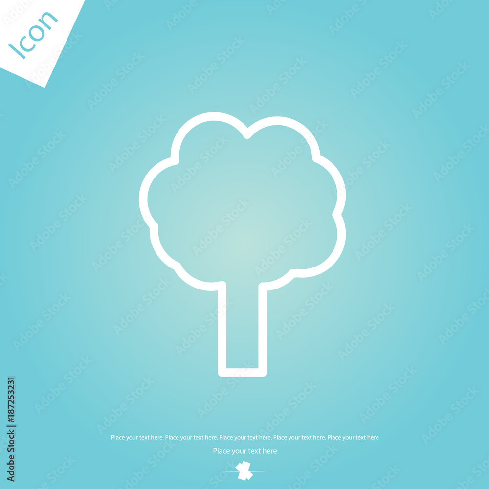 Tree line icon