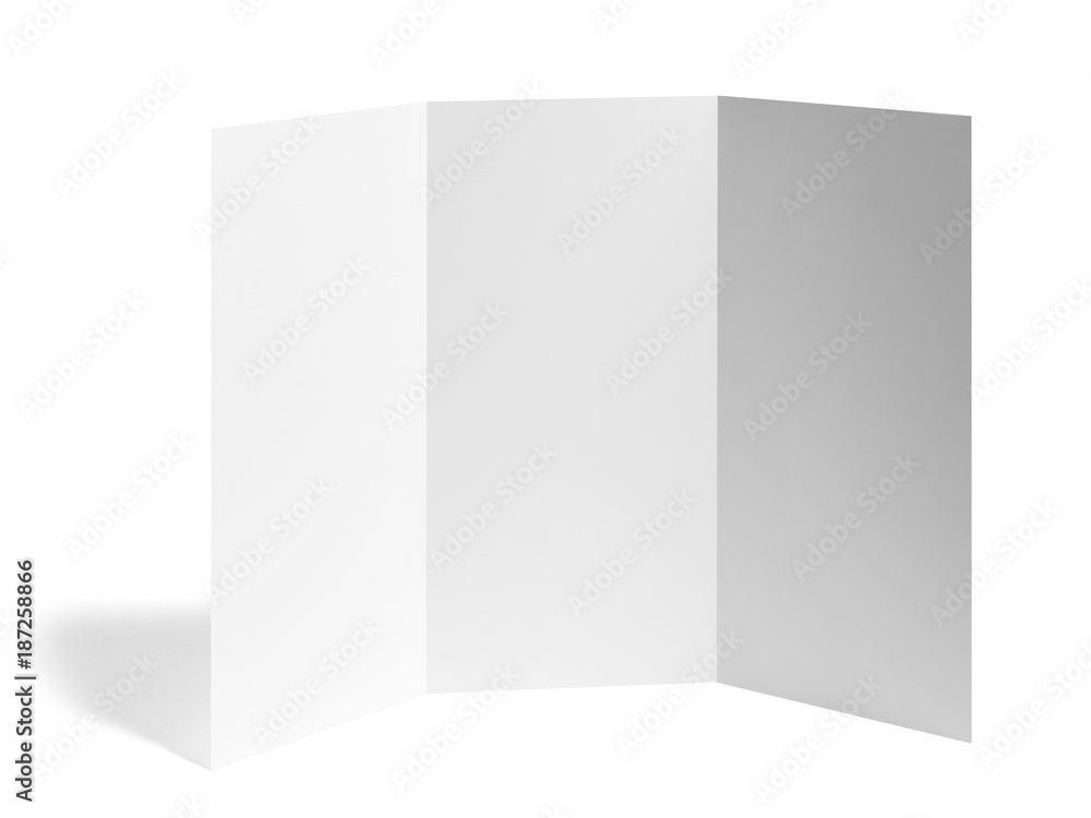 folded leaflet white blank paper template book folded leaflet white blank paper template book