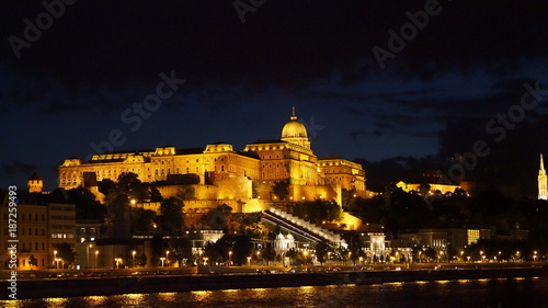 Budapest night landscape fr...