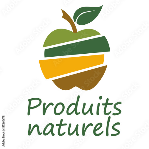 Logo produits naturels.