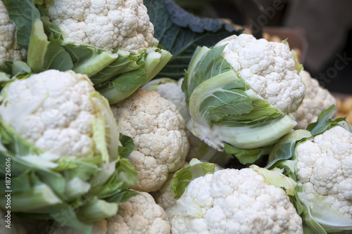 the cauliflower on the market for sale