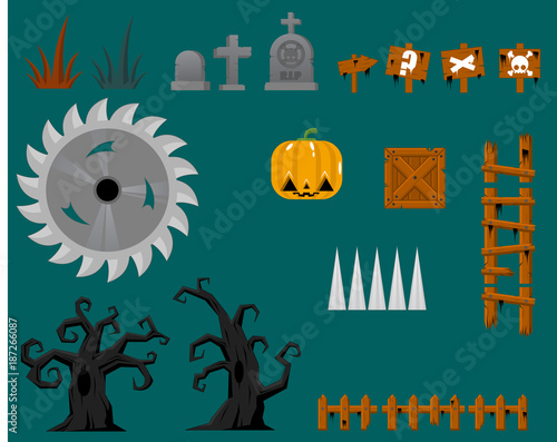 Halloween Game Objects