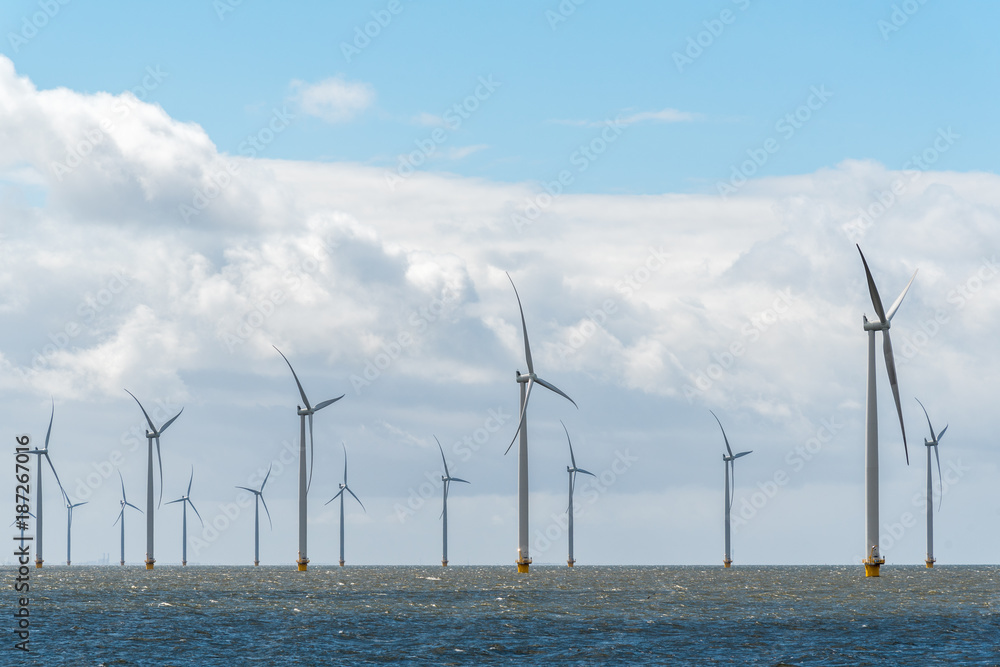 Windmills in the ocean