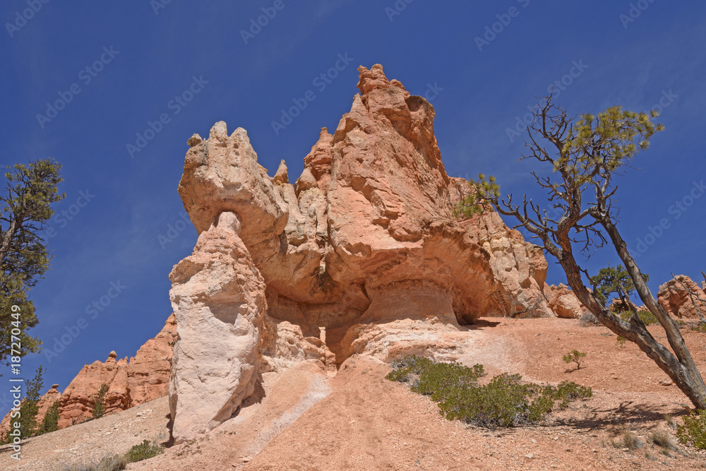 Fototapeta premium Barren Outcrop in the Mountains