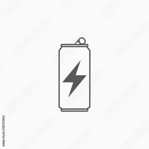 energy drink can icon