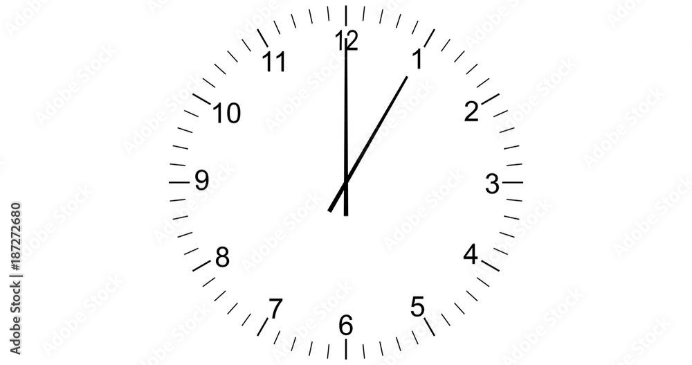 Arrow movement on the dial, 12-hour cycle, looping, 4K timelapse video Arrow movement on the dial, 12-hour cycle, looping, 4K timelapse video