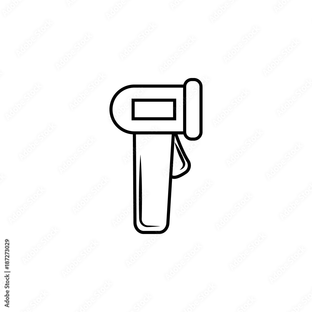 reading bar code icon. Hypermarket and goods for sale elements. Premium quality graphic design icon. Simple love icon for websites, web design, mobile app, info graphics reading bar code icon. Hypermarket and goods for sale elements. Premium quality graphic design icon. Simple love icon for websites, web design, mobile app, info graphics