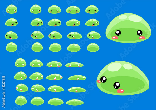 Cute Slime Game Character