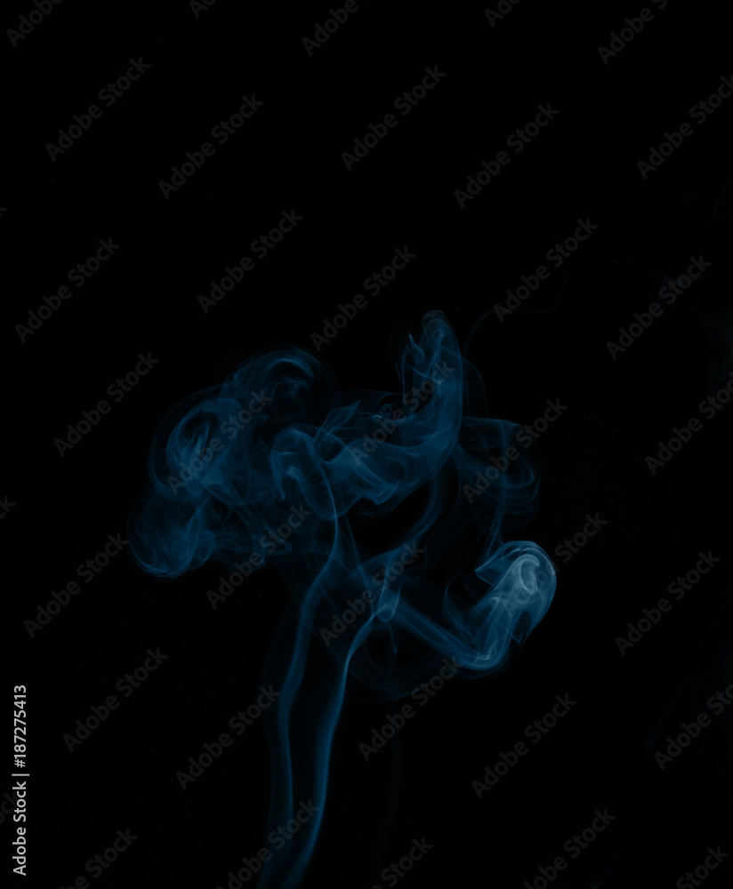Smoke collection isolated on black background. Smoke collection isolated on black background.