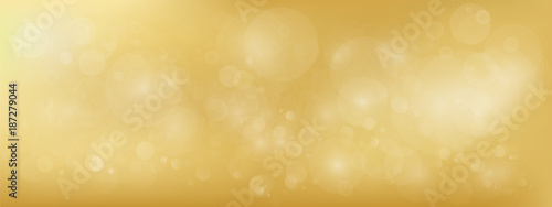 luxury Gold bokeh vector image for background.
