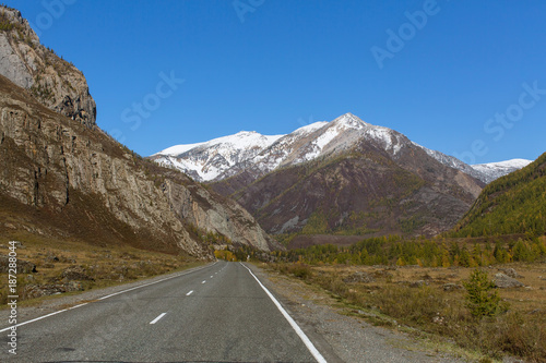 Altay Mountains and Chuya Highway, Altai Republic, Russia.