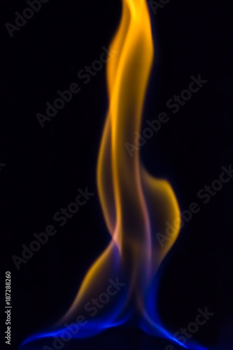 Fire flame background © Sergey