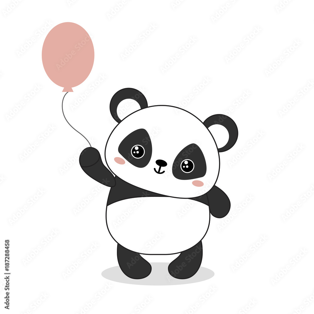 Panda bear illustration Panda bear illustration