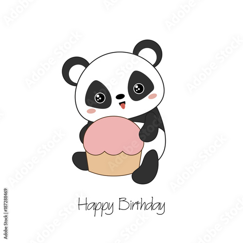 Fototapeta Naklejka Na Ścianę i Meble -  Panda bear illustration