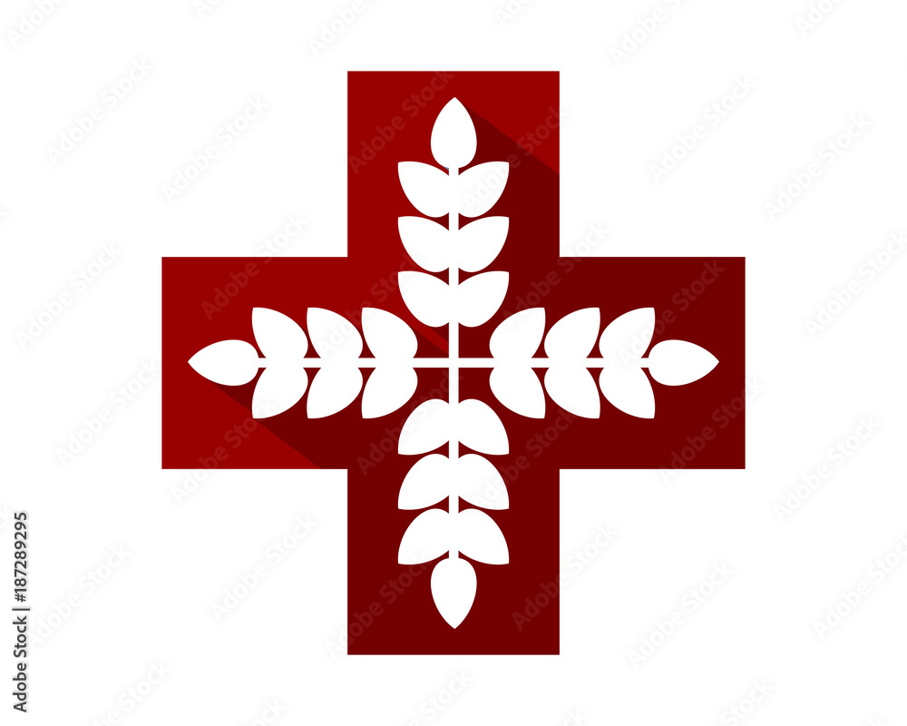 red paddy wheat plant flora image vector icon red paddy wheat plant flora image vector icon