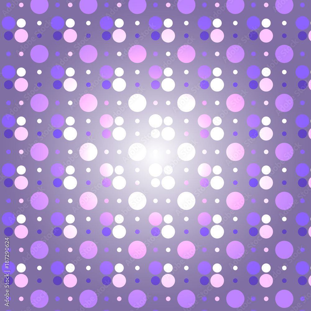 Abstract purple dots pattern for vector background design concept idea