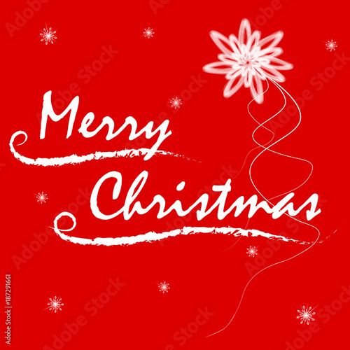 greeting card Merry Christmas