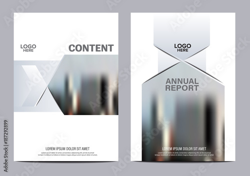 Black and white Brochure Layout design template. Annual Report Flyer Leaflet cover Presentation Modern background. illustration vector in A4 size