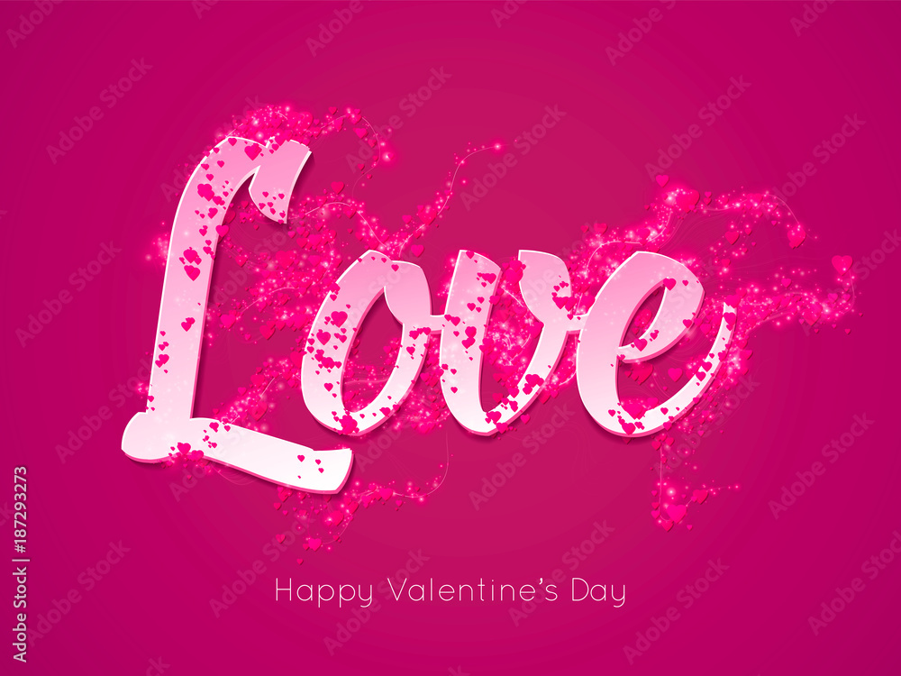 Romantic purple Valentines Day greeting card. Tender Love text decorated with wavy floating hearts and flares. Scent of love. Vector illustration for you love with Happy Valentines Day typography. Romantic purple Valentines Day greeting card. Tender Love text decorated with wavy floating hearts and flares. Scent of love. Vector illustration for you love with Happy Valentines Day typography.