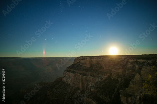 Supermoon at the Grand Canyon