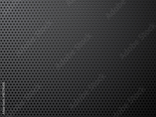 black metal perforated background