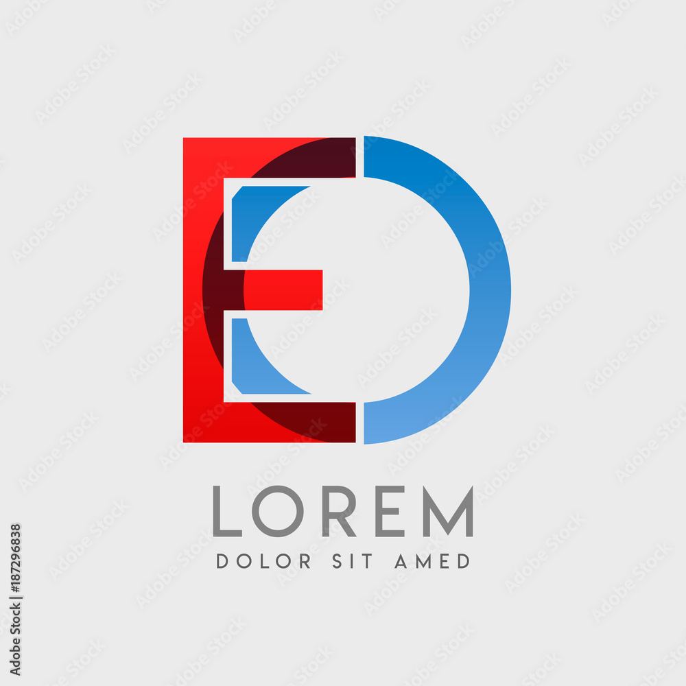 EO logo letters with EO logo letters with