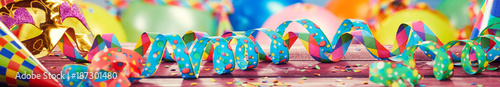 Colorful party, carnival or holiday banner