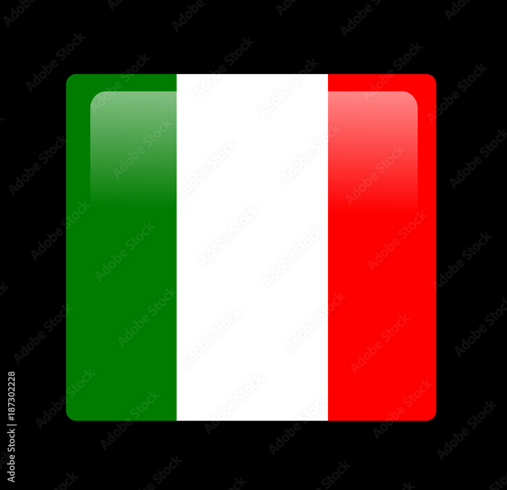 Italian flag vector
