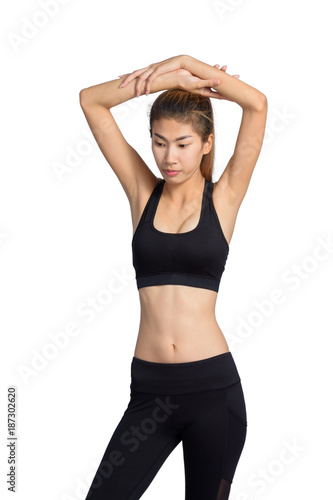 Growth portrait of fitness woman in sportswear. © Look Aod 27