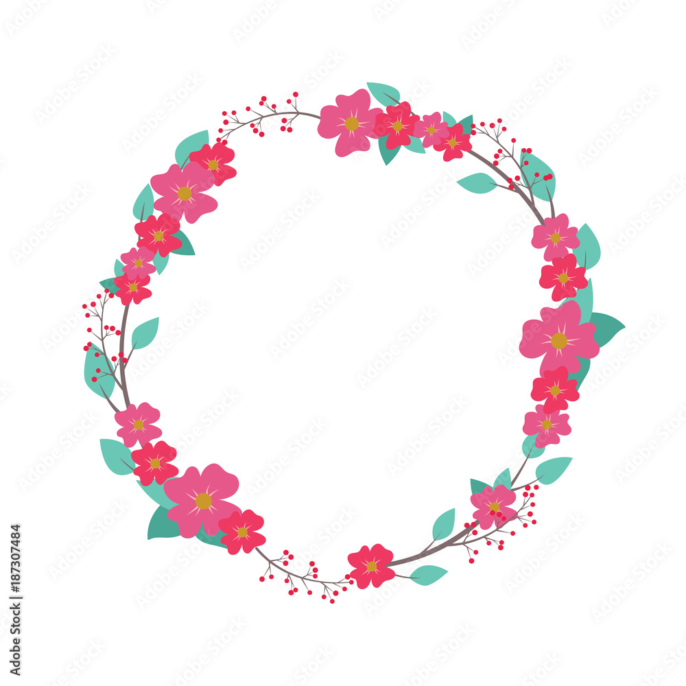 Pretty floral wreath